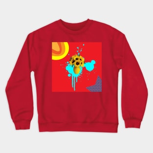 Sunflower - Zine Culture Crewneck Sweatshirt